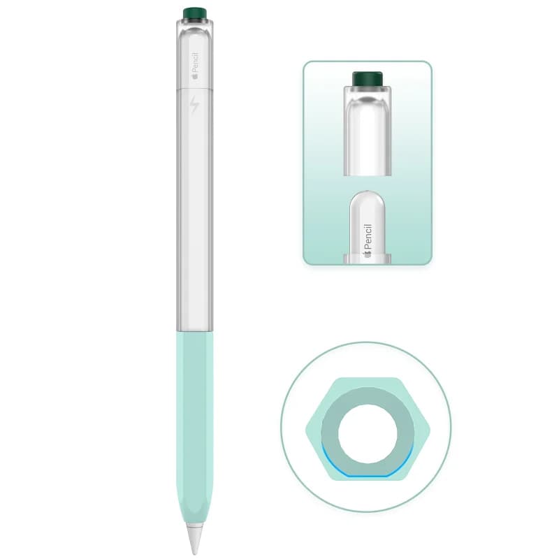 Custodia in Silicone traslucido Color gelatina per Apple Pencil 2nd custodia protettiva in Silicone per Apple Pencil 2 accessori per Tablet