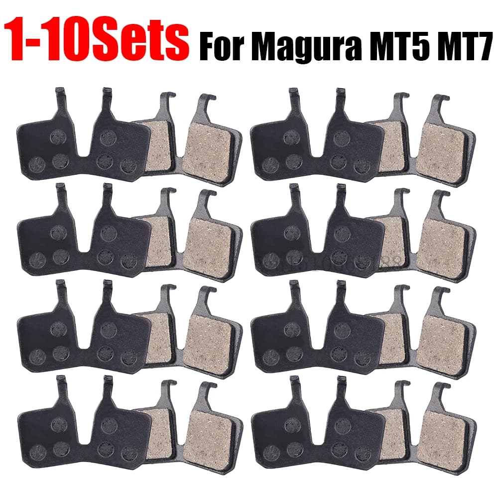 1-10 paia MTB bicicletta pastiglia freno a disco idraulica per Magura MT5 MT7 parti di ciclismo resina silenziosa piastra freno a disco bici resistente all'usura