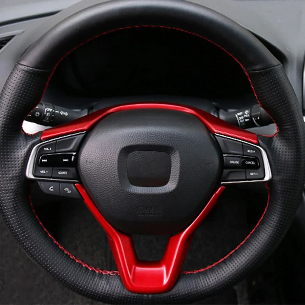 Car Steering Wheel Trim Cover Sticker for Honda Accord 10th INSIGHT 2018 2019-2022 City 2020-2022 Car Styling Accessories