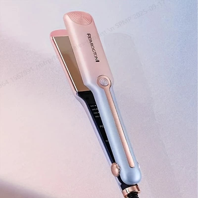 Two‑In‑One Straight Board Curler Hair Straightener, Titanium‑Coated Constant Temperature Heating Home Hair Care Tool