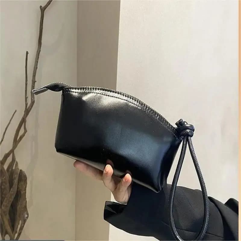 Versatile Casual Wristlet Purse Minimalist Solid Color Handbag Small Handle Bag Wallets Mini Handbag For Women Gifts