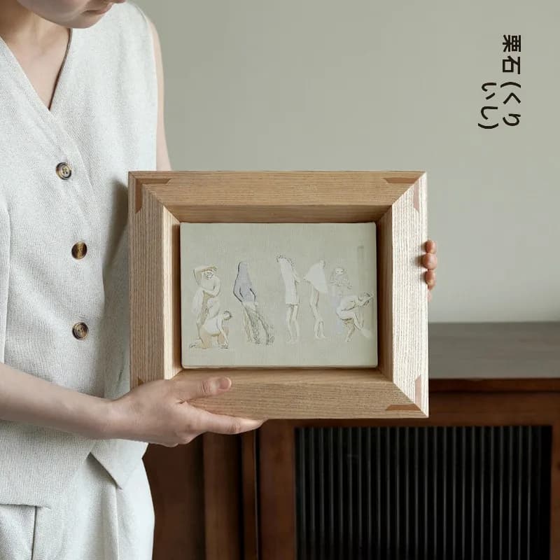 Wooden Rustic Frame, Hotel Wall Decor, Living Room, Office, Creative Wood Decoration