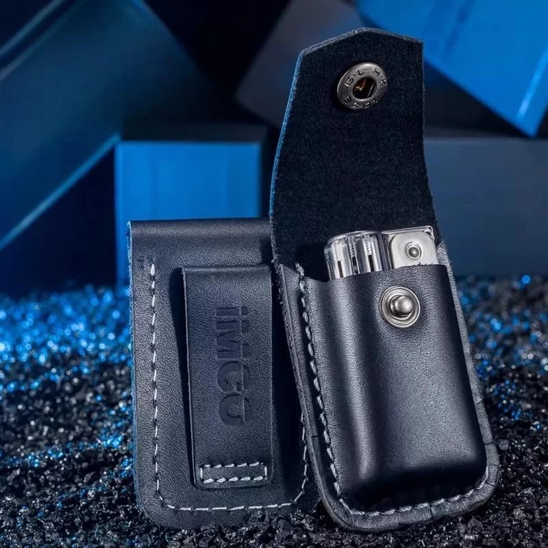 Genuine leather case special for lighter Kerosiene brand IMCO Aiku 6700 6800, cigarette accessories Men's gift protective case