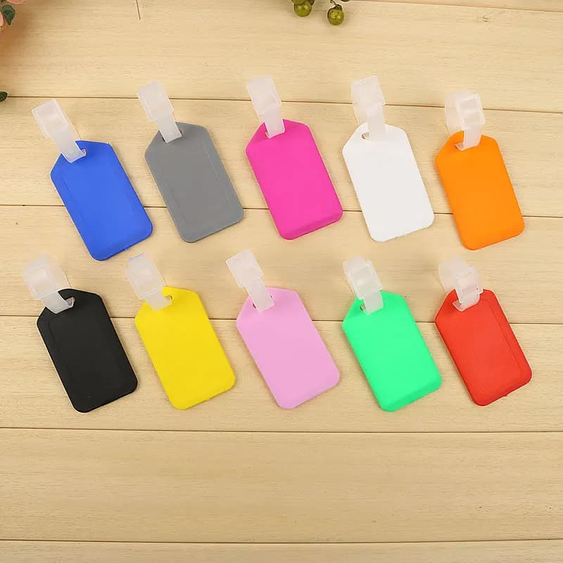 Etichetta per bagagli etichette per bagagli in plastica donna uomo imbarco spedizione valigia ID indirizzo nome titolare borsa etichetta accessorio da viaggio