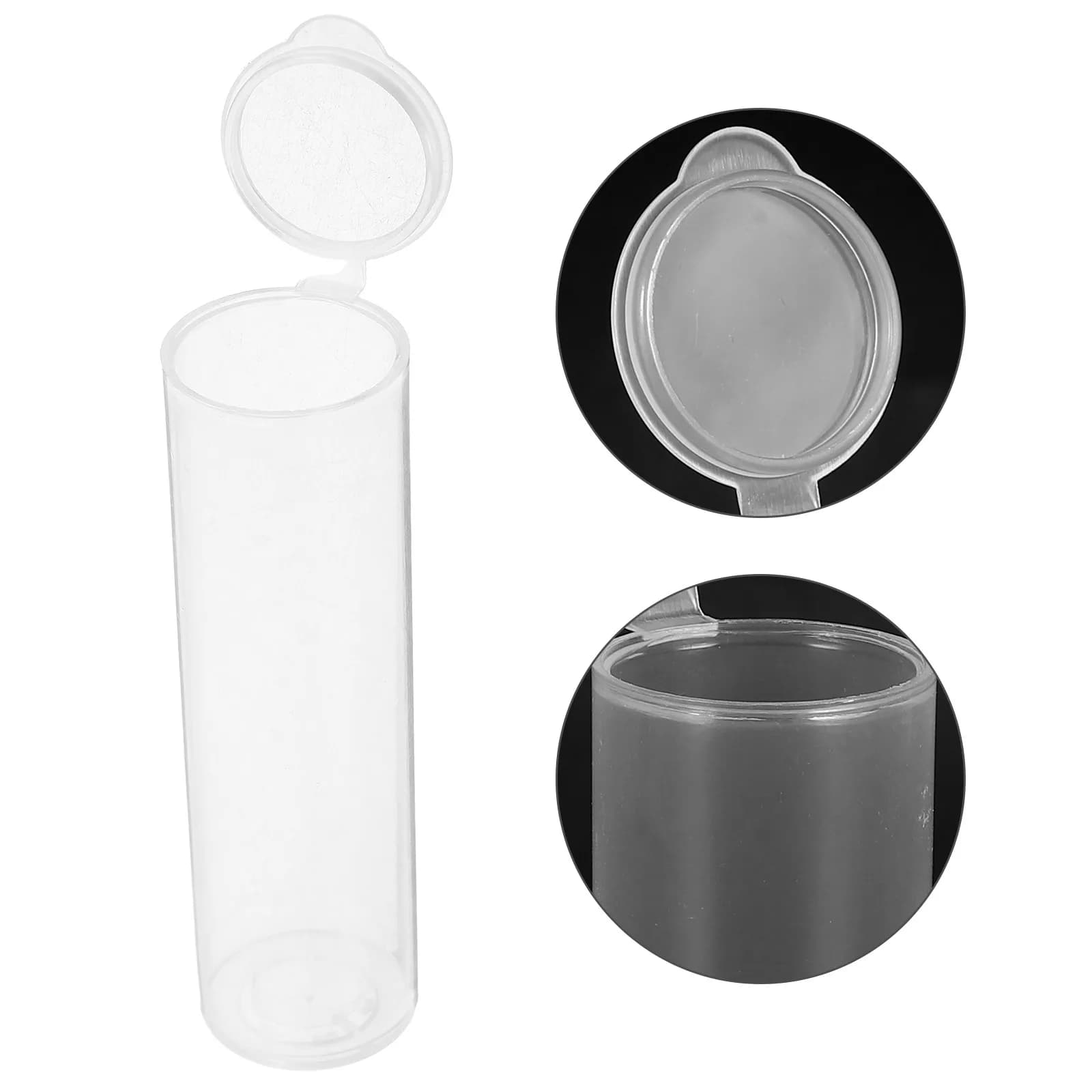 10 Pezzi Contenitori in Plastica per Salviette, Tubi Ricaricabili per Asciugamani, Dispenser da Viaggio per Salviette, Contenitore per Pulizia all'Aperto