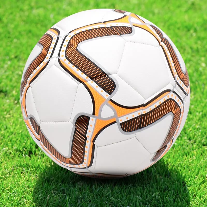 Orange printed pattern ball, high bounce, wear-resistant, durable, outdoor competition training sports ball