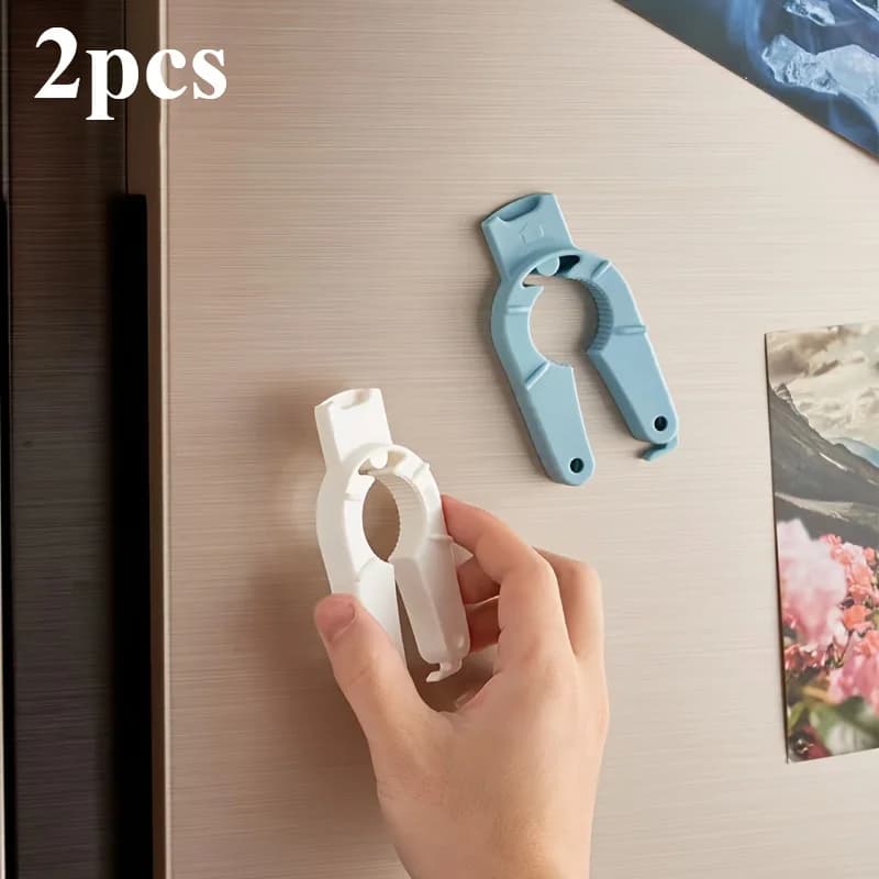2Pcs Multifunctional Household Kitchen Easy Bottle Opener with Cap Pull Ring - Ergonomic Bottle and Can Opener - the elderly