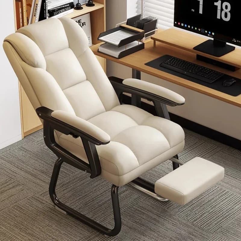 Sedia da ufficio con poggiapiedi Sedie ergonomiche con cuscino lombare Poggiatesta Sedia da gioco Computer Silla Gamer Mobili per ufficio