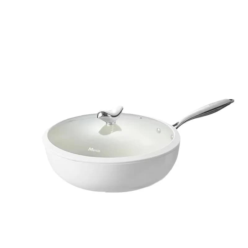 Padella antiaderente Pebble Pan, wok per uso domestico, padella universale per fornello.