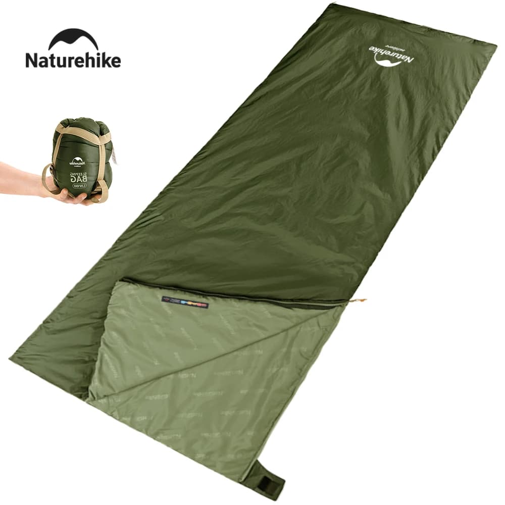 Naturehike 2026 Nuovo Sacco a Pelo da Campeggio Impermeabile Ultraleggero 3 Stagioni, Piumino da Viaggio Grande e Componibile