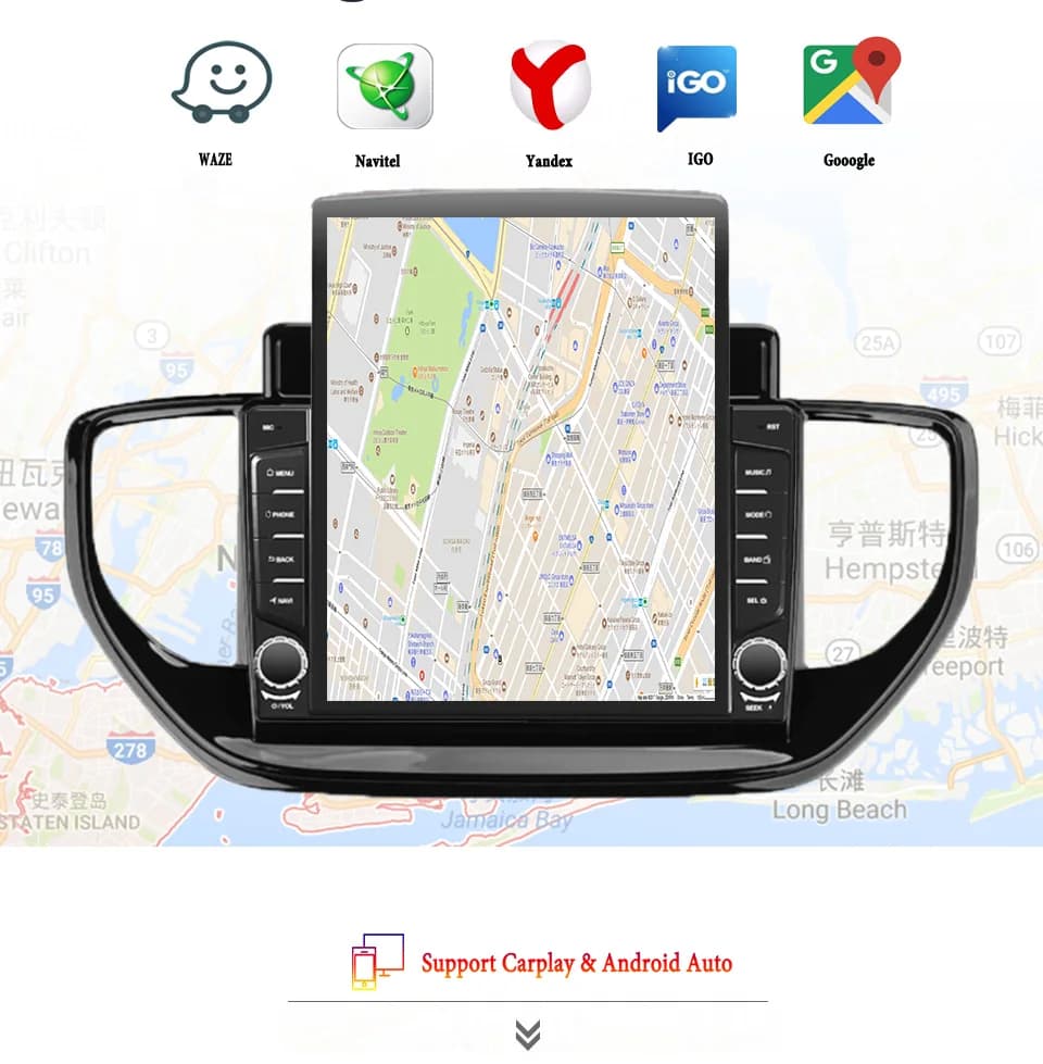 8G + 128G Android 14 Per Hyundai Solaris 2020 2021 2022 Auto Radio Audio Multimediale Stereo PC Tablet GPS Monitor DVD Carplay Auto