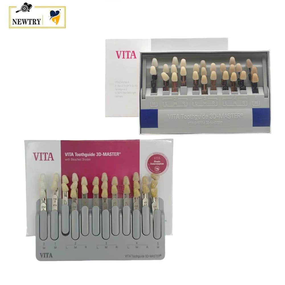 Guida Colori Dentali VITA 3D-Master Porcelain Toothguide 29/16 Tabelline VITAPAN Modello Classico in Resina per Comparazione Sbiancamento Denti