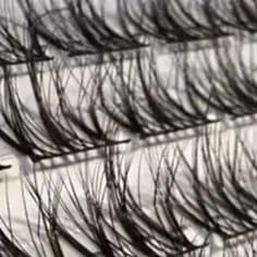 Occhio naturale Manga Ciglia finte Cluster Ciglia finte Curling Ciglia lunghe e spesse Volume Vassoio misto Ciglia naturali