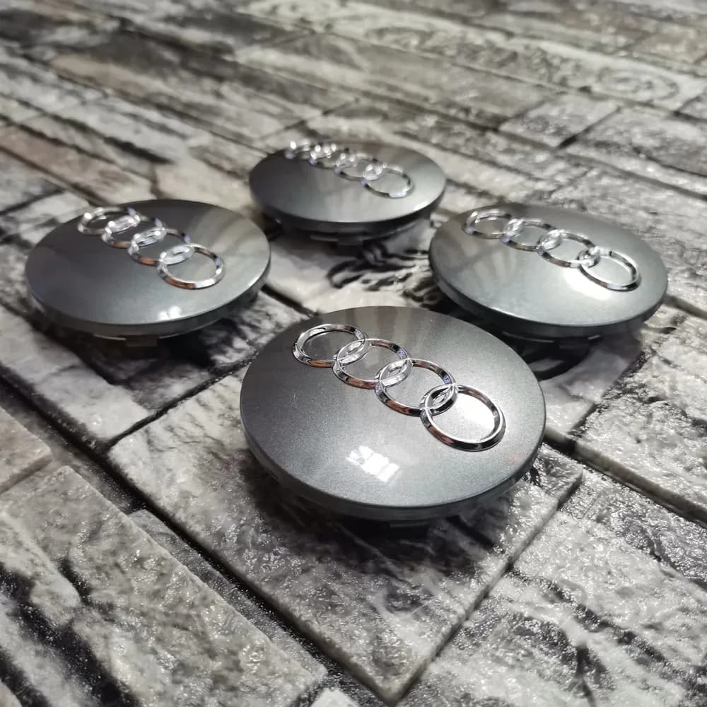 4PCS 60/61/68/69/135MM Car Wheel Center Cap Emblem Hub Covers Badge For Audi A1 A3 A4 A5 A6 A7 A8 S4 S6 Q3 Q2 Q5 Q7 Accessories