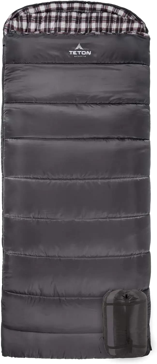 Bags in Pelo Teton Celsius Regular, from -25F to 0F for All weather conditions, for Adults, Easy to Use for Camping with Travel Bag