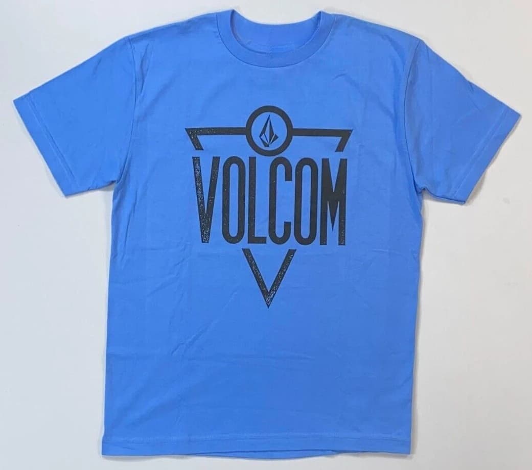 Pop Boy's Big Youth Volcom 100% Cotton T-Shirt Graphic Cotton T-shirt High-end Luxury Unisex Style Both of Men and Women