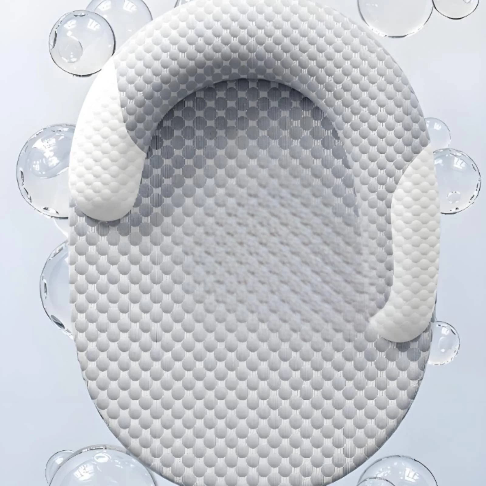 Oval Pet Cooling Mat Dotted Pet Mat with Pillow Padded Cooling Pad Low-Height Pet Bedding Heat Dissipation