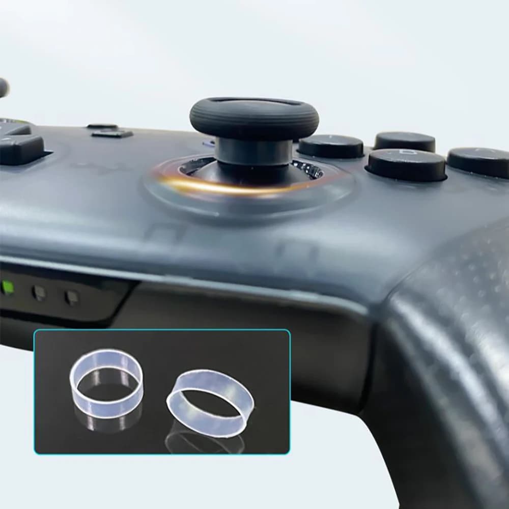 Protezione per Joystick per Switch Pro, Anelli in Silicone Elastico per Controller PS4, Xbox One, PS5, Accessori per Videogiochi