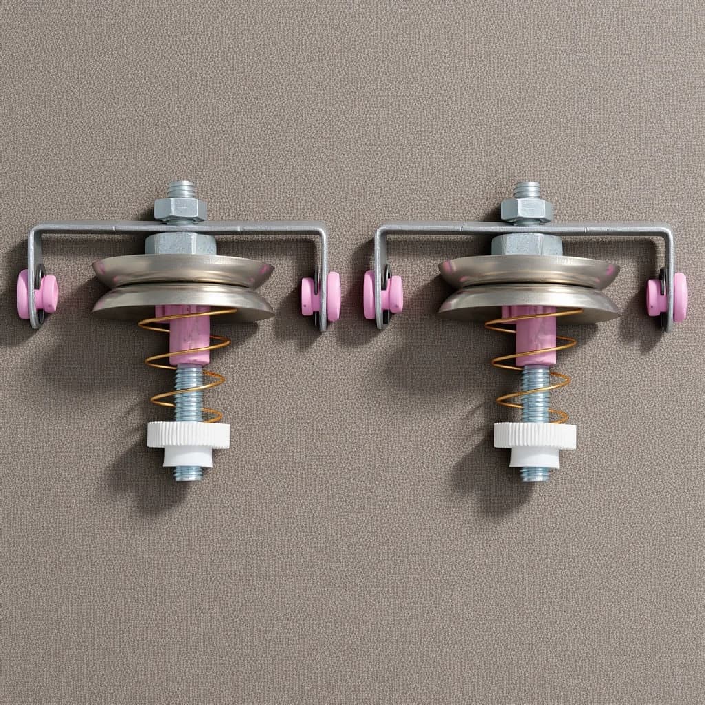 2pcs Weaving Machine Tensioning Device Compact Lightweight For Drawing Machine Wire Clamp Webbing Loom Braiding Machines
