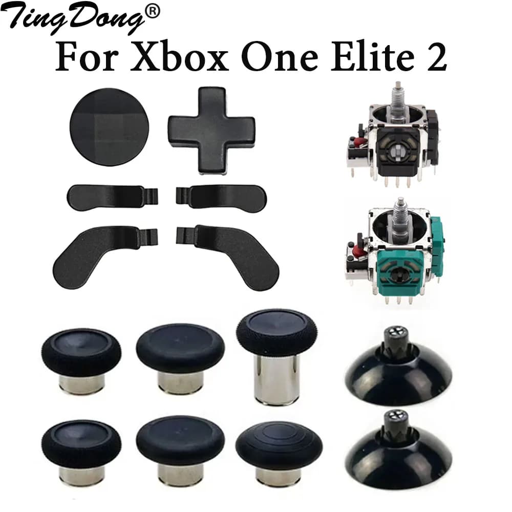 Pulsanti analogici originali per Xbox Elite Serie 2 Gamepad Thumbsticks Grip Strumento di regolazione D-Pad Paddle Trigger Stick
