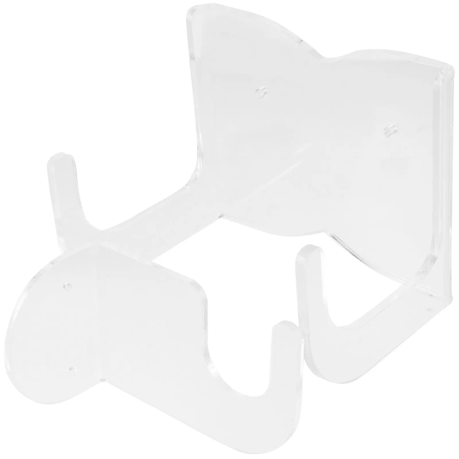 1Set Guitar Wall Hanger Acrylic Transparent Stable Mount Holder for Electric Bass Ukulele Musical Instrument Ukulele Hanger Rack