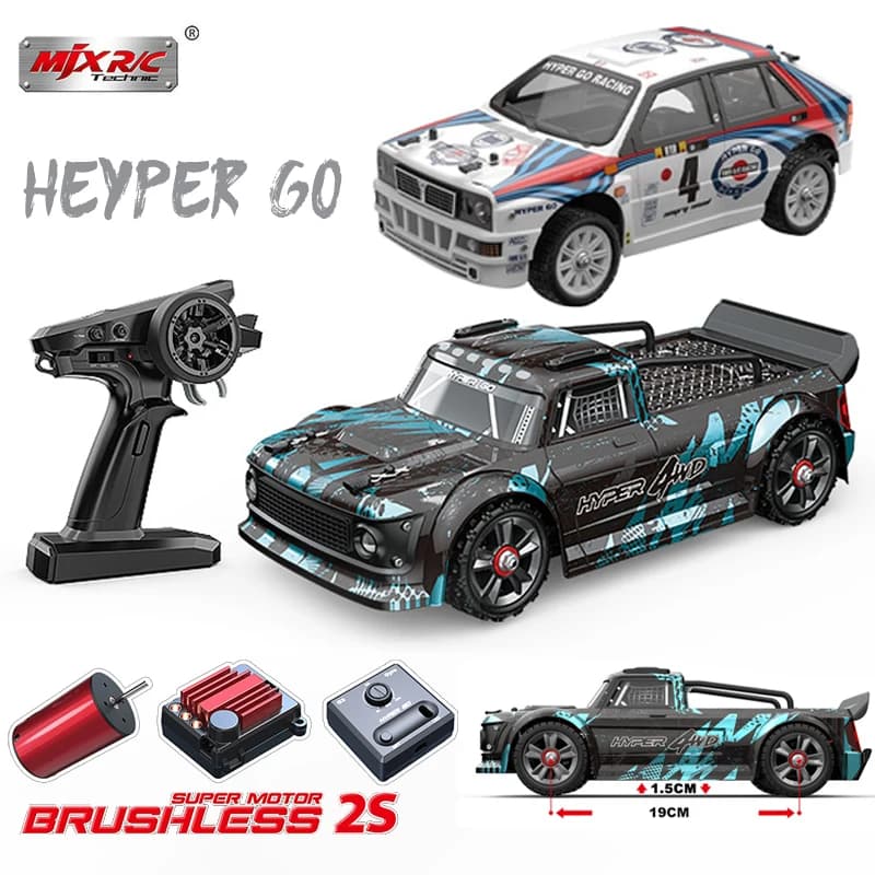MJX Hyper Go 14301/14302/14303 Brushless RC Auto 2.4G 1/14 Telecomando 4WD Ad alta velocità Fuoristrada ESC Veicolo Alla Deriva Ragazzo Giocattoli
