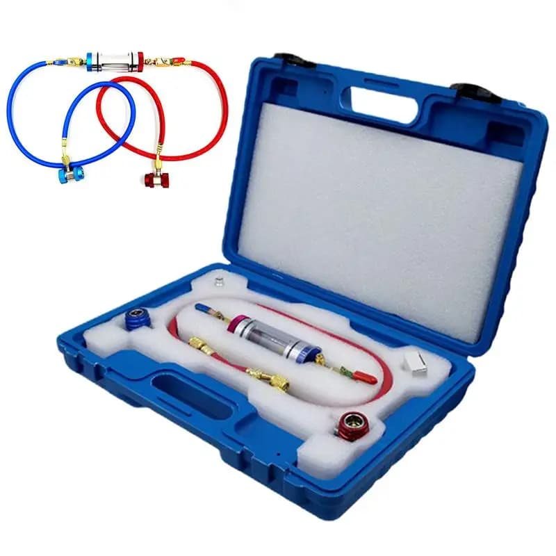 Automotive Air Conditioning Compressor Oil Filter And Refrigerant Oil Analyzer Filler Purifier for Cooling System Maintenance