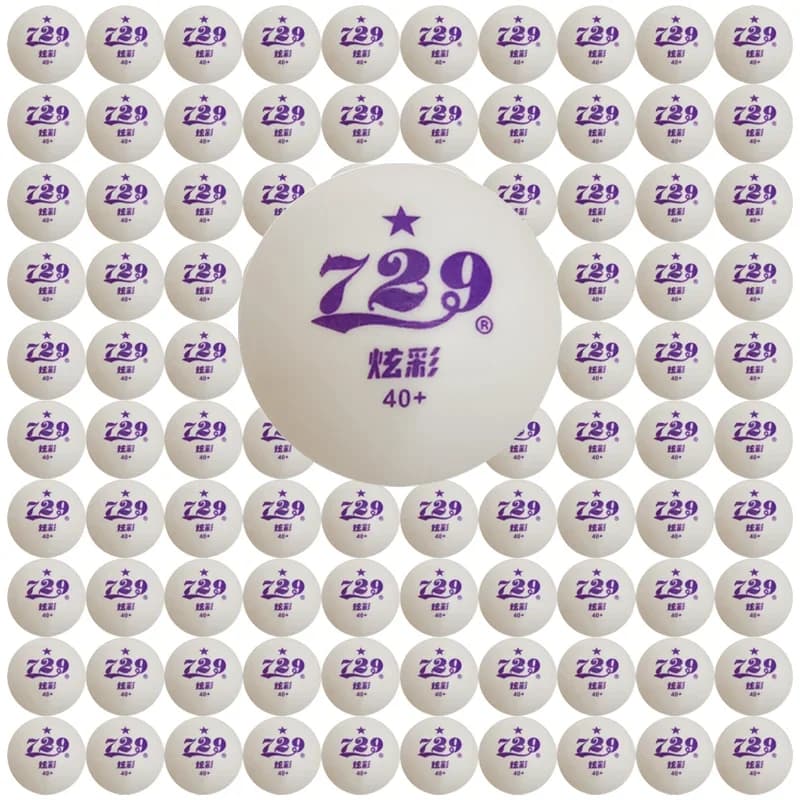 100 Pz 729 Amicizia 1 Stella Palline da ping pong 40+ ABS Nuovo materiale Palline da ping pong cucite per l'allenamento Macchina da servizio