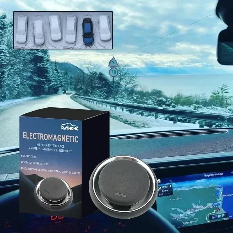 New Electromagnetic Device Solar Energy Ice Shoe, Winter Antifreeze for Auto, Remove Molecular Snow, Portable Deodorant