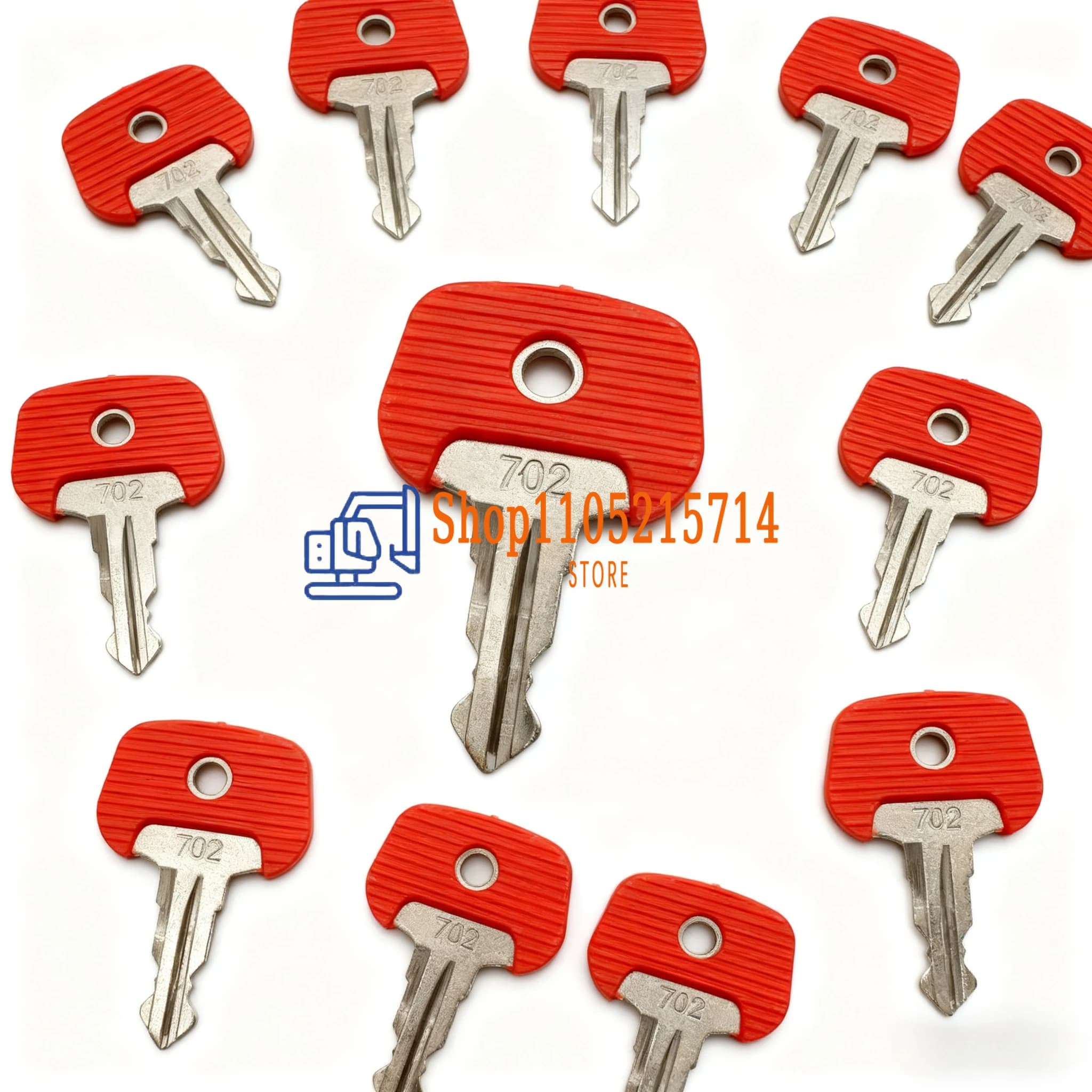 20PCS 702 Chiave per Jungheinrich Cucitrice Elettrica Chiave di Accensione 702 per Microfono Komatsu