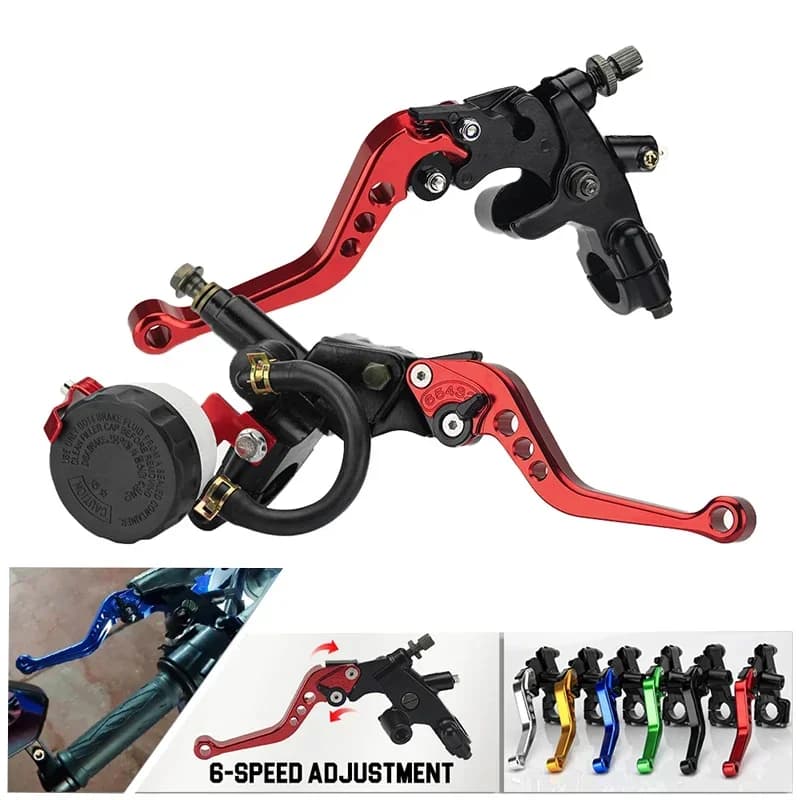 Universale 7/8 "22mm Freno Frizione Pompa Leva Set Cilindro Maestro Idraulico per 250cc-500cc Elettrico Dirt Pit Bike Parti di Moto