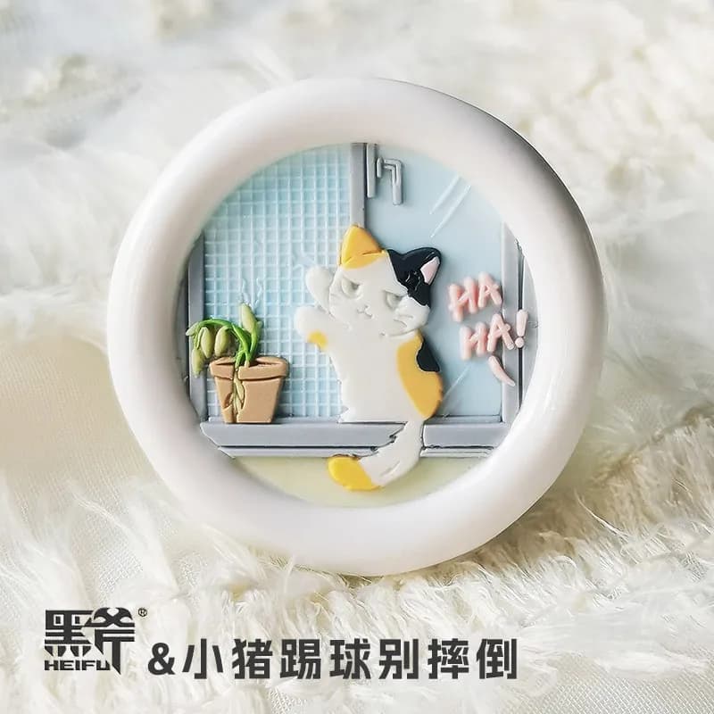 New 3D Wax Seal Stamp Cute Cat Embossed Seal Copper Head Frosted Relief Brass Seal Envelope Scrapbook Wax Sealing Decor Toys