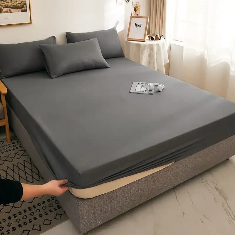 WASART Bed linen with elastic corners covered mattress torque bedroom luxury double bed linen queen bed linen king size 90/150 cm
