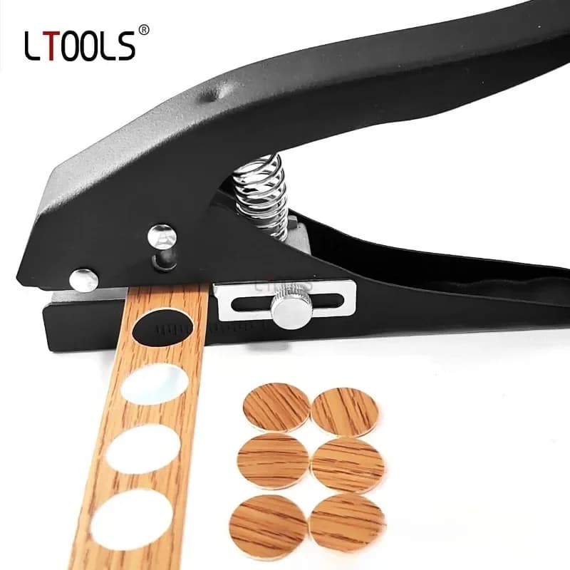 8/10/12/014/15mm lavorazione del legno bordatura punzonatura pinze punzonatrice piatta obliqua carta PVC singolo foro tondo Cap Puncher