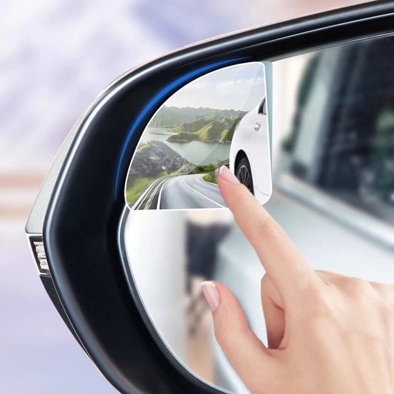 2-piece adjustable car rearview mirrors Blind-point mirror without frame HD Auxiliary mirrors