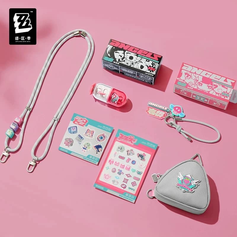 Official ZenlessZoneZero Genuine “Delusional Angel: Dazzling Debut” Clip-On Bluetooth Headset Gift Set - Gaming Merchandise Gift