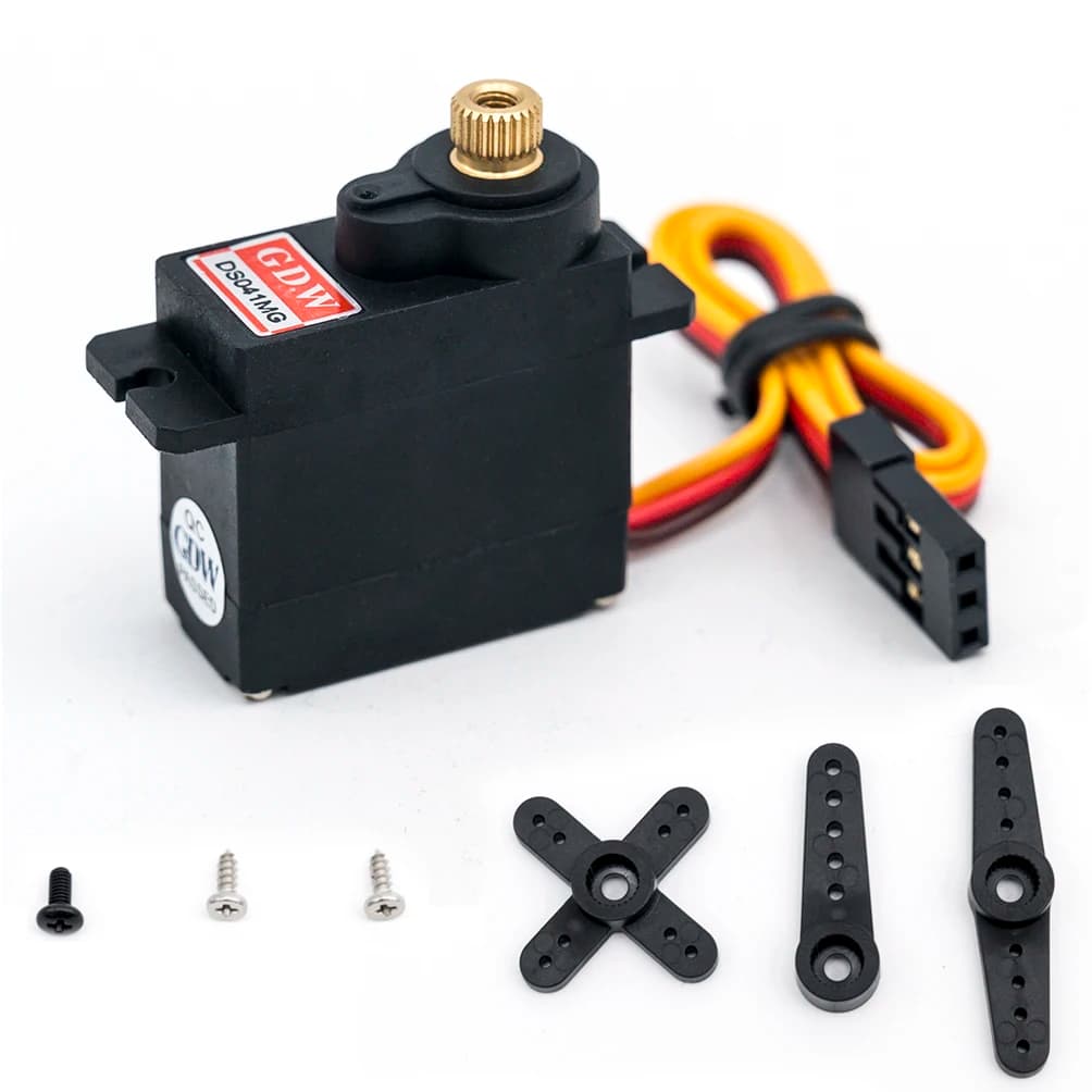 GDW DS041MG 5KG Coppia Metal Gear Robot Sviluppo Piccolo Elicottero Piccolo Ala Fissa Modello RC Auto 9g 12g Mini Servo Digitale