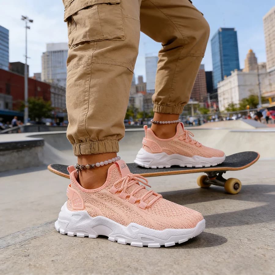 Nuove Sneakers Slip-On da Donna Primaverili Comode Leggere con Suola Morbida Resistenti Tinta Unita Versatili Scarpe Casual