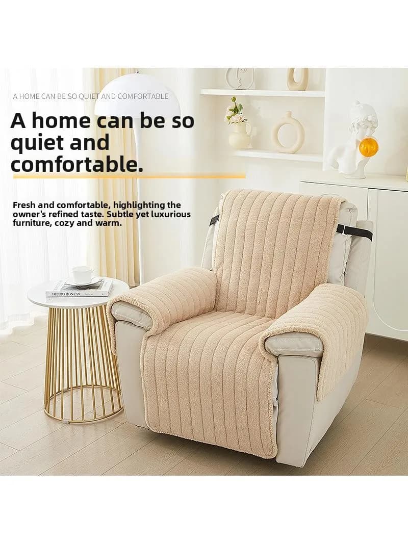 Inspection Rabbit Curtain, Anti-slip, Winter Warm, Unit Tint, Nordic Style, Living Room Cover