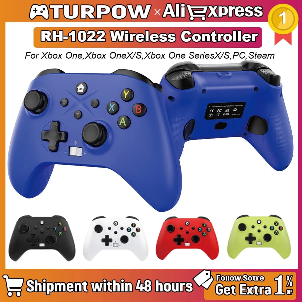 Gamepad 2.4G Wireless For Xbox ONE/Slim/Series S/X Console PC Joypad Joystick 6 Axis Gyro Turbo Function Xbox Controller