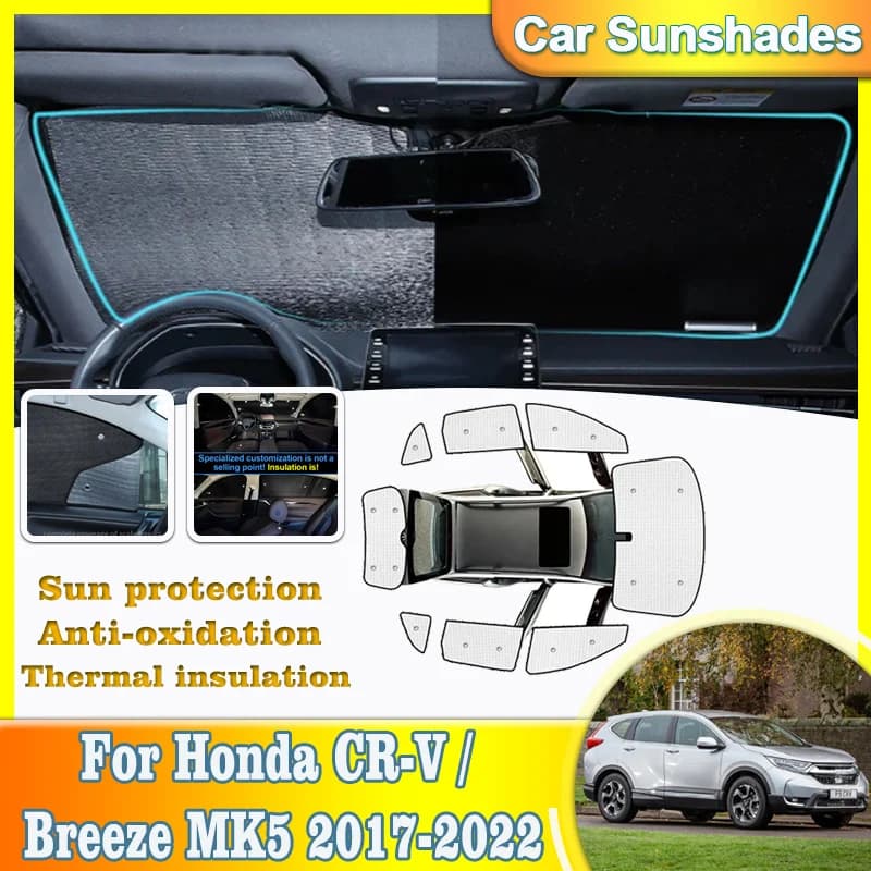 Visiera parasole per auto per Honda CR V 2019 Accessori CRV Breeze MK5 2017-2022 Parabrezza Parasole Finestra Parasole Copertura di protezione solare