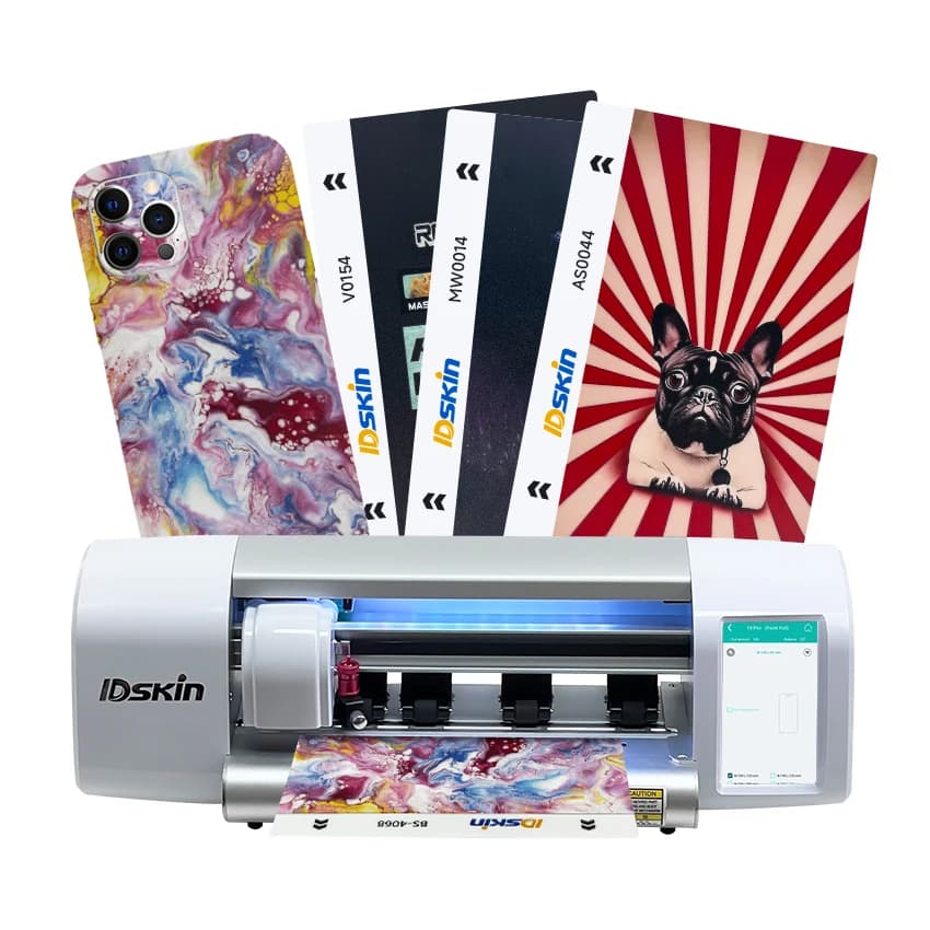 Daqin IDSKIN High Quality TPU Vinyl Cutter Machine Zero+ Screen Cutting Plotter for iPhone Samsung A22 Hydrogel Mobile Camera