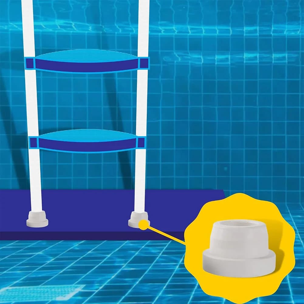 Pool Ladder Tubing Inside Plug Bumper Cap Universal Swimming Pool Rubber Stopper Swimming Pool Accessory