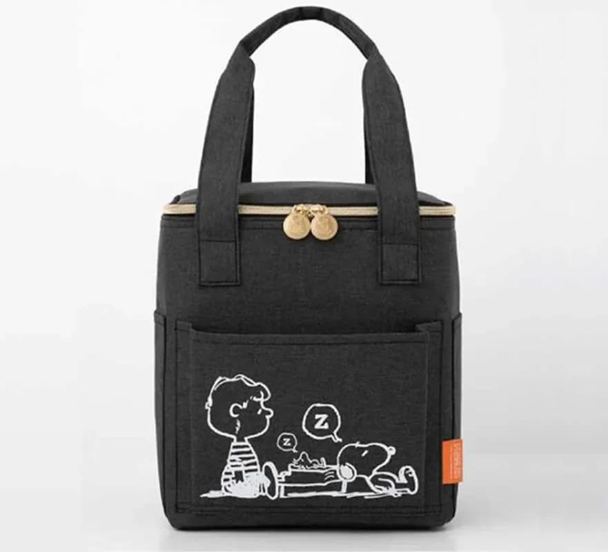Borsa per isolamento termico Snoopy Borsa per il pranzo con simpatico cartone animato Borsa per il pranzo Borsa per il pranzo Borsa per picnic all'aperto in tessuto Oxford