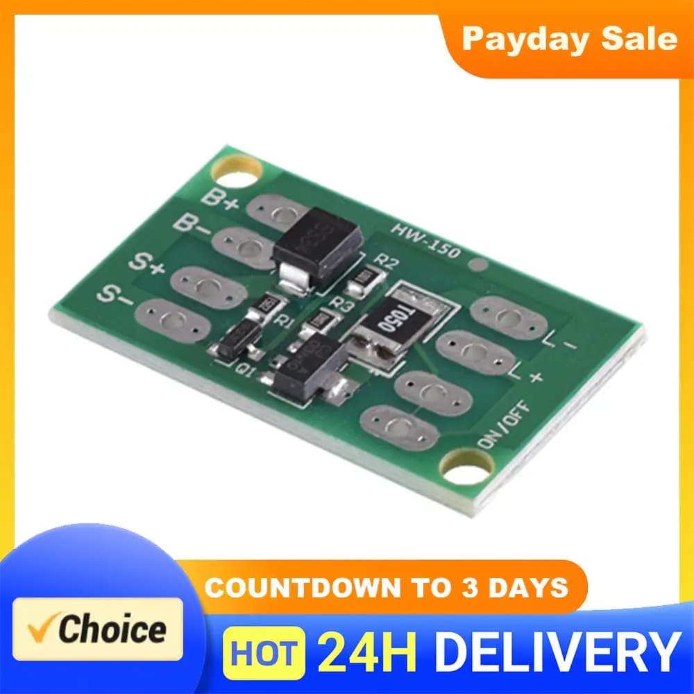 Modulo Caricabatterie con Interruttore di Controllo Automatico, Regolatore di Carica Solare per Lampada LED 3.2V 3.7V 4V 11.1V 12V