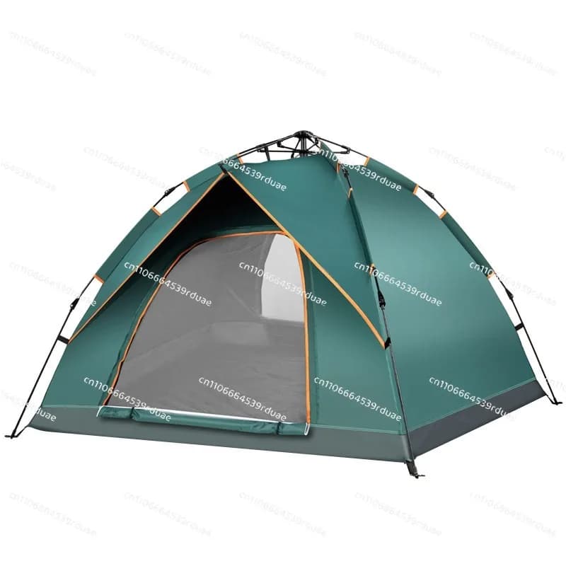 Tenda da Campeggio Pieghevole Portatile per Esterni, Attrezzatura da Campeggio per Parchi, Impermeabile, Rinforzata, Automatica, per Spiaggia e Interni