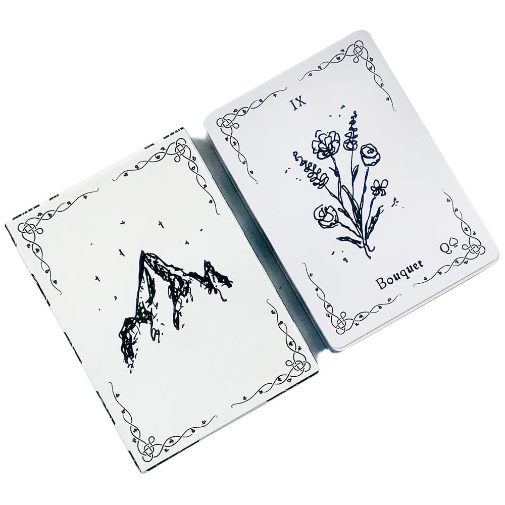 Carte Oracle 8,8*6,3 cm, 36 carte con illustrazioni vivaci, eleganti e compatte, include un libro guida per principianti, viaggi, divinazione