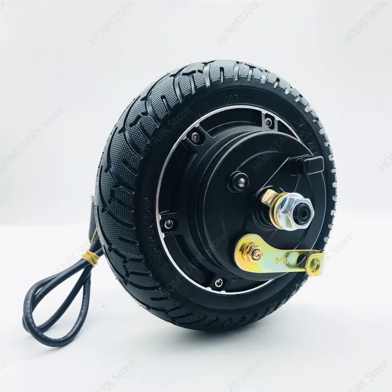 8 Inch Hub Motor Solid Tire Drum Brake 24V 36V 48V 350W For Scooter Dolphin‑Style E‑Bike Electric Replacement Part