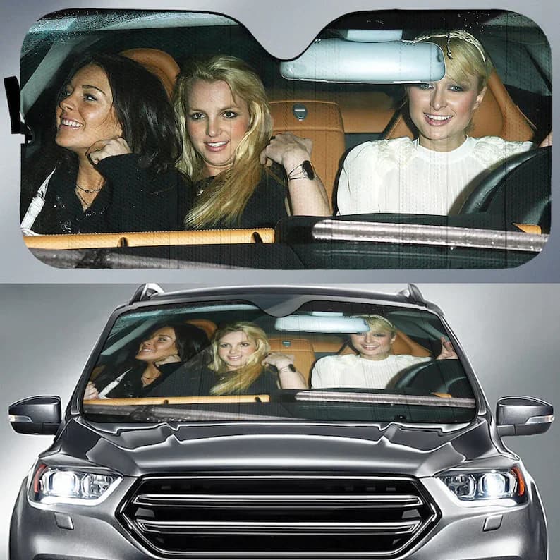 Paris Britney Lindsay Heat Parasole per auto Accessori auto Iconic anni 2000, Parasole per auto, Parasole per auto, Parabrezza per auto, Auto A