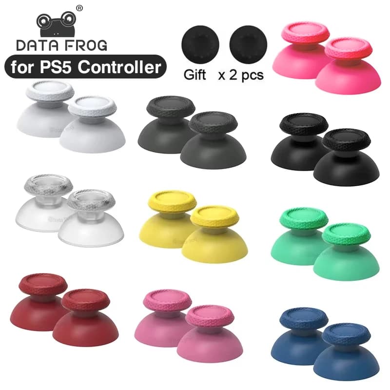 DATA FROG Cappucci joystick 3D per pulsanti levette di ricambio PS5 per pulsanti stick analogici PS5 Accessori controller